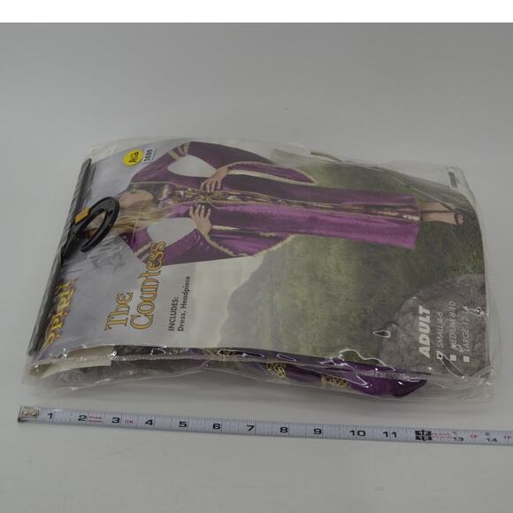 Spirit Renaissance Dress Medieval Empire Waist Gown Sz Small - Picture 14 of 16